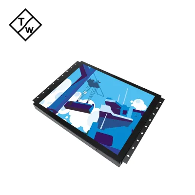 Right Angle IPS Panel 15 Inch Industrial LCD Monitor Open Frame DC 12V