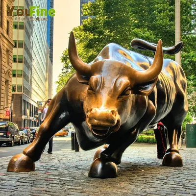 Decoratiev Bronze Bull Bronze Sculpture