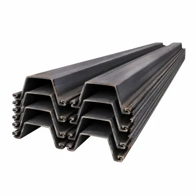 Factory Direct Custom Size Steel Sheet Pile U Z Type with Cutting Welding and Holes Drilling Service OEM Accepted