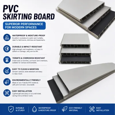 PVC Kitchen Plinth Skirting Board for Modular Kitchen Furniture Base Cabinet Installation