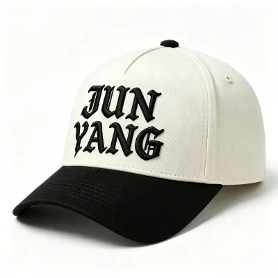 Cotton Adjustable Casual Daily Wear 5-Panel Baseball Cap-Sports Letter Pattern European & American Style