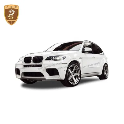 2006-2013 PU Car Bumpers Rear Bumper With Exhaust Tips Car Body Kit for BM W X5 E70 Upgrade X5M Full Body-kit
