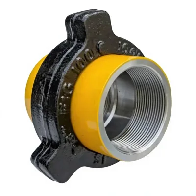 Forged Threaded Hammer Union Coupling Fig 100 Welding Butt Weld Hammer Union Essential Pipe Fittings