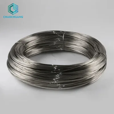 Factory Supply Ni200 Ni201 High Purity Nickel Wire 99.9% Nickel Alloy Round Wire 0.025mm-8mm Customized Size