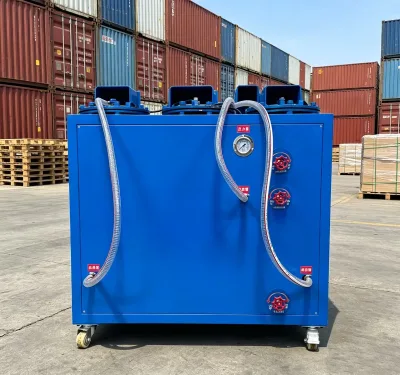 New Small Mobile Oil Purifier & Recycling Machine 60L/h Flow Rate AC 220V 50Hz for Transformer Oil Filtration