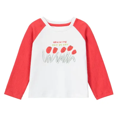 Autumn Long Sleeve Kid T-shirts Tee Organic Cotton Top Girls Striped Long Sleeve T-shirt Baby Clothes