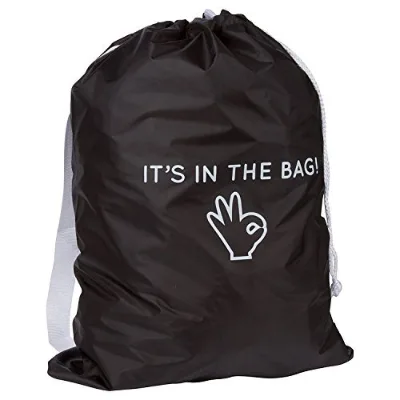 Hanging Laundry Bag 100% Nylon Hanging Clothes Laundry Bag Backpack