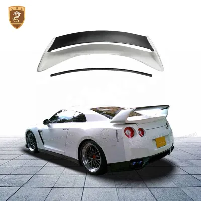 Hot Sale Carbon Fiber Mix Fiberglass Amu-Se Style Spoiler for Nissan Gtr R35 Rear Wing