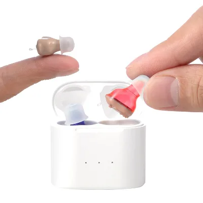 Great-Ears Health Care Supplies Mini Ite Sound Amplifier Hearing Aid Earphone Rechargeable Hearing Aid for People with Hearing