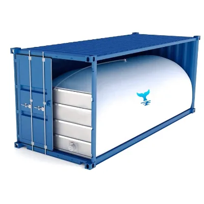 24000liter 20 Mt Bulk Liquid Wine Cooking Oil Glycerin Flexitank Transport in 20FT Container
