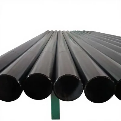 8 Inch Sch40 Carbon Iron Seamless Water System Pipe Tube Manufacturer Black Paint for Construction