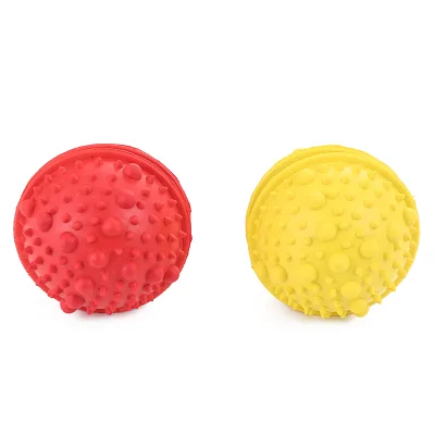 Natural Rubbeer Pet Toy Food Treat Ball Safe and Non-toxic Pet Chew Toys Dog Toys