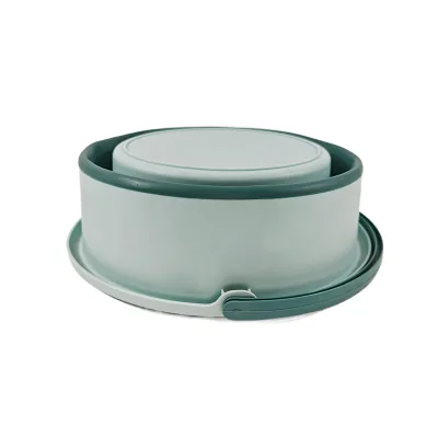 Multi Portable Silicone Kids Outdoor Beach Camping Round Water Food Fishing Collapsible Foldable Pail Bucket with Shovels