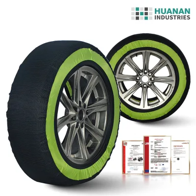 Huanan Quick Mount Auto Snow Chains Emergency Tool for Winter Driving with Auto Snow Sock