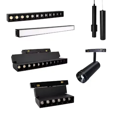 Magnetic Track Lighting 48V Store Lamps Concentrated Surface Mounted Led Track Lights