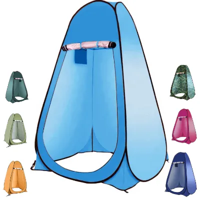 Automatic Pop-Up Camping & Hiking Tent Portable Toilet Tent for Beach or Outdoor Use Easy Folding Dome Design