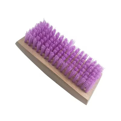 Custom Eco-Friendly Wooden Shoe Polishing Brush with PP Hair Easy Clean