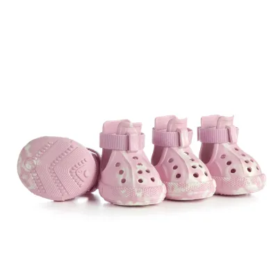 Outdoor Shoes Waterproof Boots Design Seen at Night Cute Style Design & High Quality Dog Rain Shoes Paw's Protection