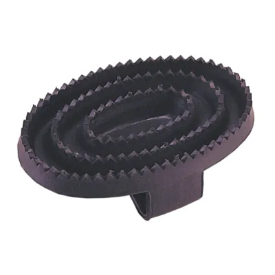 Roma Glitter Large/Small Rubber Curry Comb
