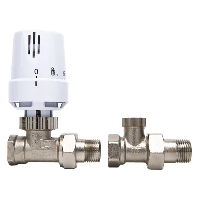 Brass Nickel Plated Thermostatic Radiator Valve for in house HVAC system Radiator Thermostatic Valve