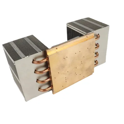 Copper Bottom Server Blown Radiator Interface Cooler PC CPU Heat Sink