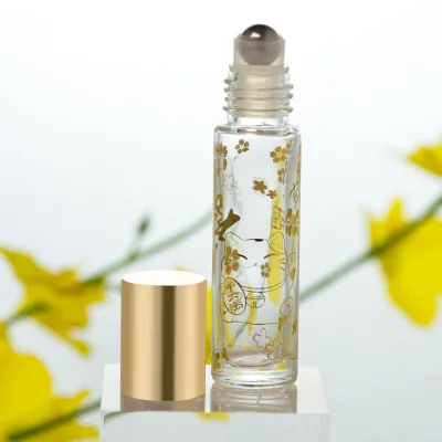 10ml Refillable Perfume Roller Bottle Frosted