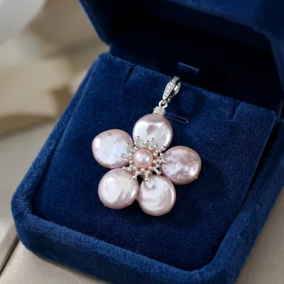 Aimgal Natural Keshi Baroque Multi-Color Pearl Universal Detachable Pendant: DIY Accessory for Necklaces & Bracelets