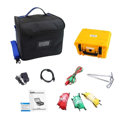 ETCR3000C Adopt Waterproof Protective Case, Waterproof and Anti-collision Digital Earth Resistance Meter