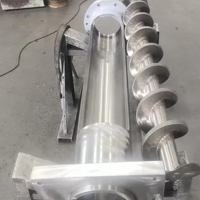 ALVEN Short Single Screw Barrel Assembly (38CrMoAlA Material) for Secondary Filter Extruder Long Service Life Wear Resistance