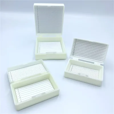 2 Position 5 Position PP & HIPS White Microscope Slide Holders & Mailers for Research Use