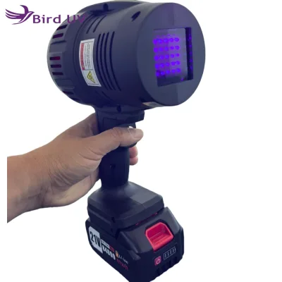 Bird UV Handheld UV LED Fluorescent Lamp Portable Ndt Inspection Lamps Flaw Detection 365nm Ultraviolet Light Aluminum Alloy 1