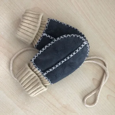 Factory Direct Approval of Custom Lamb Fur Winter Warm Baby Gloves Comfortable Non-slip Children's Mittens
