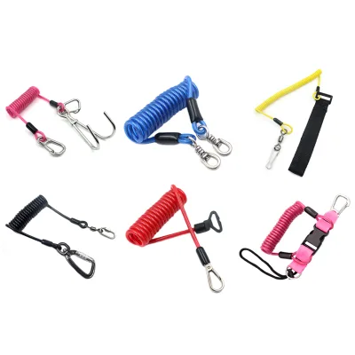 Portable Custom Multi-Purpose Safety Lanyard Plastic Security Cable Carabiner for Fall Protection Work Height Outdoor Activities