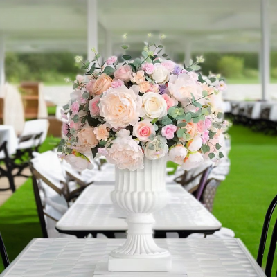Florist Custom 60cm Dia Wedding Flower Arrangements for Table Centerpieces Decor