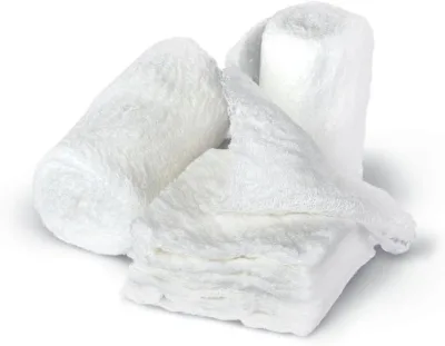 4.5"x4.1 Yards Krinkle Non Sterile Gauze Rolls Ultra Absorbent Rolled Bandage Wrap Dressing for Primary Wounds