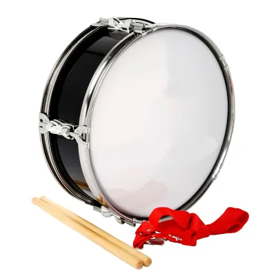 Musical Instruments Black 13-inch Stainless Steel Ring Head Small Drum for Drum Team Young Pioneers Drum Factory Direct Sale