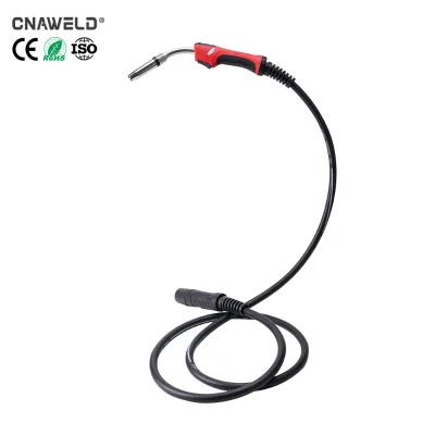 MB36 Fume Extraction MIG Welding Torch Black Handle 36KD Air Cooled CO2 MAG Welding Gun