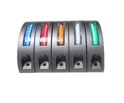 Semi circular solar road studs for highways