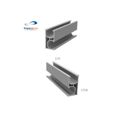 Solar 47 Rail Aluminum Profile Black Solar 40 Rail