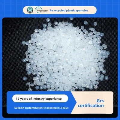 GRS Certified First Level Grade Transparent High-Pressure LDPE Plastic Polyethylene Recycled Particle-Filled High Transparency