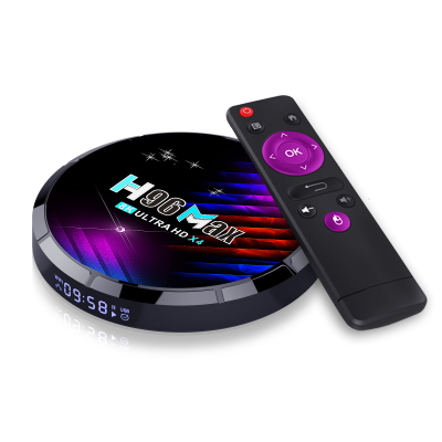 New Model Android 11.0 Smart Android Tv Box H96 MAX X4 Media Player Amlogic S905X4 8K Dual Wifi Popular Selling Tv BoxTV Box