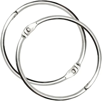 Wholesale 2 Inch Metal Book Binder Rings for for School, Home, or Office