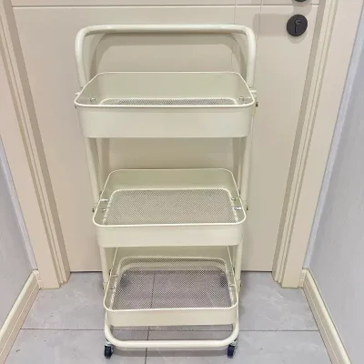 Storage Rack Trolley for Nail Art, Eyelash Extensions, and Beauty Salons.