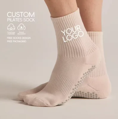 Adult Disposable Anti Slip Yoga Grip Stockings Custom Non-slip Athletic Spandex/Cotton Casual Autumn Tube for Women