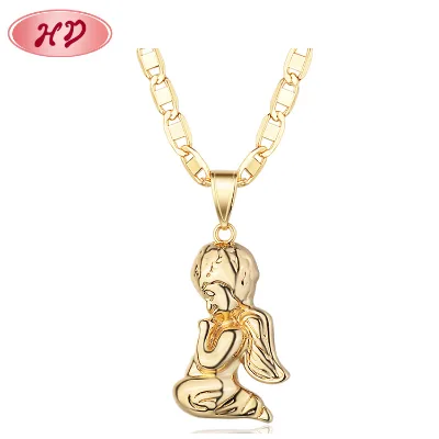 Peace Sign Pendant Religious Allah Jewelry Lucky Gold Pendant