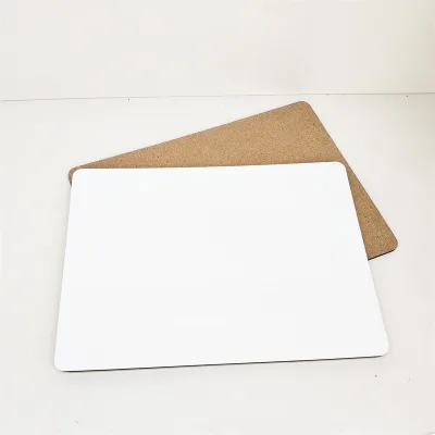 Sublimation Blank PlacematsVinyl Placemats Personalized Printable Blank Sublimation Mdf Rectangle Cork Placemat