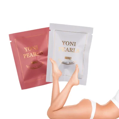 Private Label Reusable Yoni Pearl Organic Cotton Tampons Plastic Applicator Natural Tampons Box