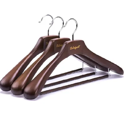Premium Clothes Hangers With Move Bar Best Quality Factory Price Luxury Coat Hanger Suit