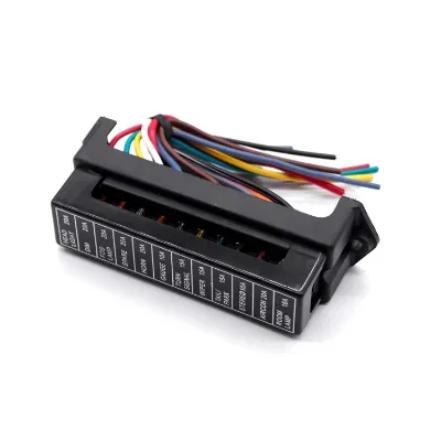 4 6 8 10 Way Fuse Holder with Cable Wire 12 Way Fuse Box Wiring Harness Porta Fusible Automotriz 6 Way Automotive Fuse Holder