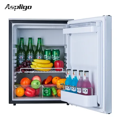 50L Portable Yacht Refrigerator Aluminum Door Refrigerator Pre-Installtion Hinge Transparent Components